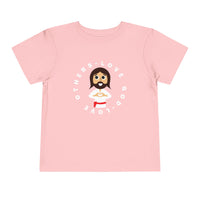 "Love God Love Others" Jesus Heart Shirt - Toddler T-Shirt - Sizes 2T-5T