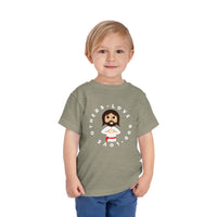 "Love God Love Others" Jesus Heart Shirt - Toddler T-Shirt - Sizes 2T-5T