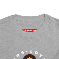 "Love God Love Others" Jesus Heart Shirt - Toddler T-Shirt - Sizes 2T-5T