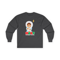 'Mary Christmas' Long Sleeve Tee - Adult Unisex Long Sleeve Tee - Size S-5X