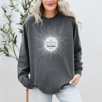 'The Kingdom of God is Within You' Jesus Quote Shirt - Unisex Adult Long Sleeve Tee Shirt - Sizes XS-5XL