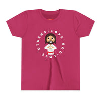 "Love God Love Others" Jesus Heart Shirt - Youth T-Shirt - Sizes Youth S-XL
