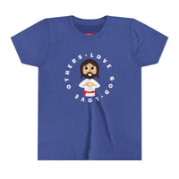"Love God Love Others" Jesus Heart Shirt - Youth T-Shirt - Sizes Youth S-XL