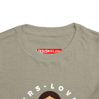 "Love God Love Others" Jesus Heart Shirt - Toddler T-Shirt - Sizes 2T-5T