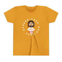 "Love God Love Others" Jesus Heart Shirt - Youth T-Shirt - Sizes Youth S-XL