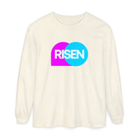 "Risen" Easter Resurrection - Unisex Adult Long Sleeve Tee Shirt - Sizes S-3XL