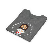 "Love God Love Others" Jesus Heart Shirt - Youth T-Shirt - Sizes Youth S-XL