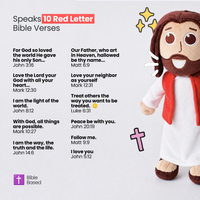 The Talking Jesus Doll - The adorable plush Jesus toy that speaks 10 of Jesus most important teachings from the Bible. Bible based. From Jesusdoll.com