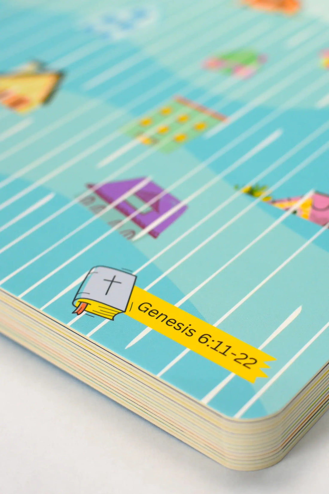 Each The Story of Jesus book page features ScriptureTags - Chapter/Verse reference so you can dive deeper with your child.