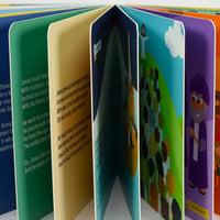 The Story of Jesus - 32 Page Full Color Rhyming Illustrated Board Book about Jesus.  Full color, thick pages.