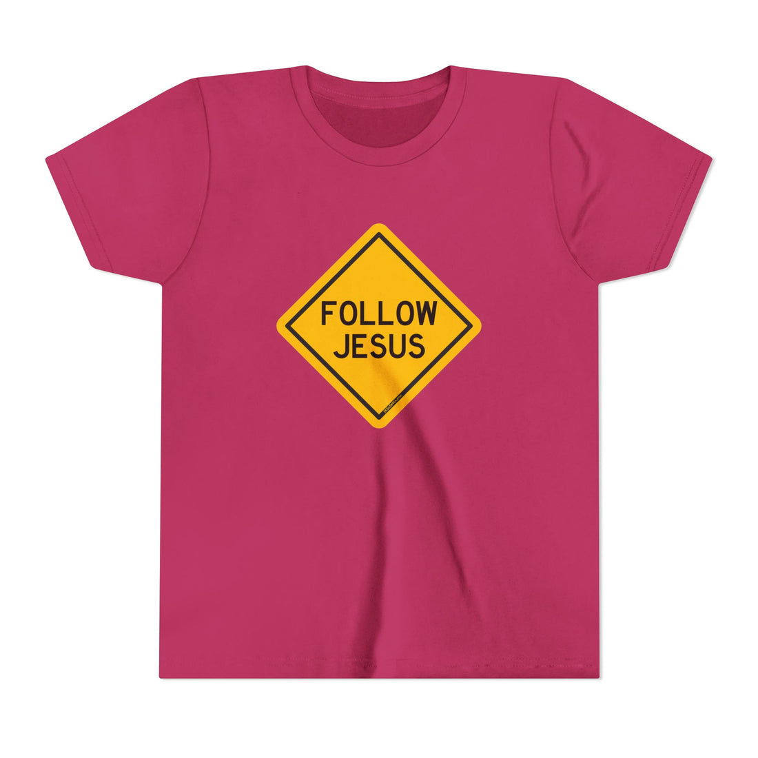 "Follow Jesus" Street Sign Shirt - Youth T-Shirt - Sizes Youth S-XL