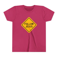 "Follow Jesus" Street Sign Shirt - Youth T-Shirt - Sizes Youth S-XL