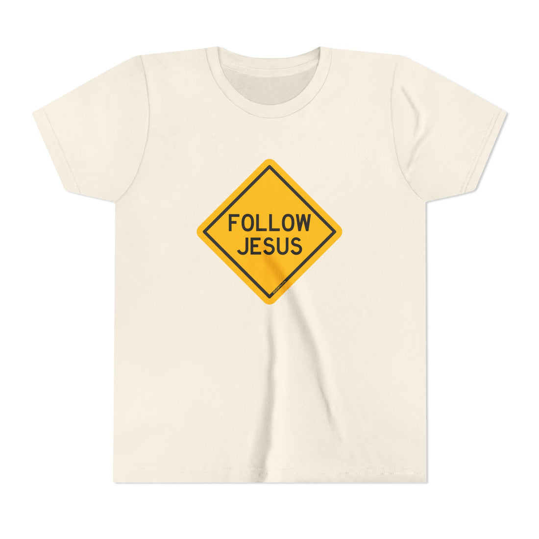 "Follow Jesus" Street Sign Shirt - Youth T-Shirt - Sizes Youth S-XL