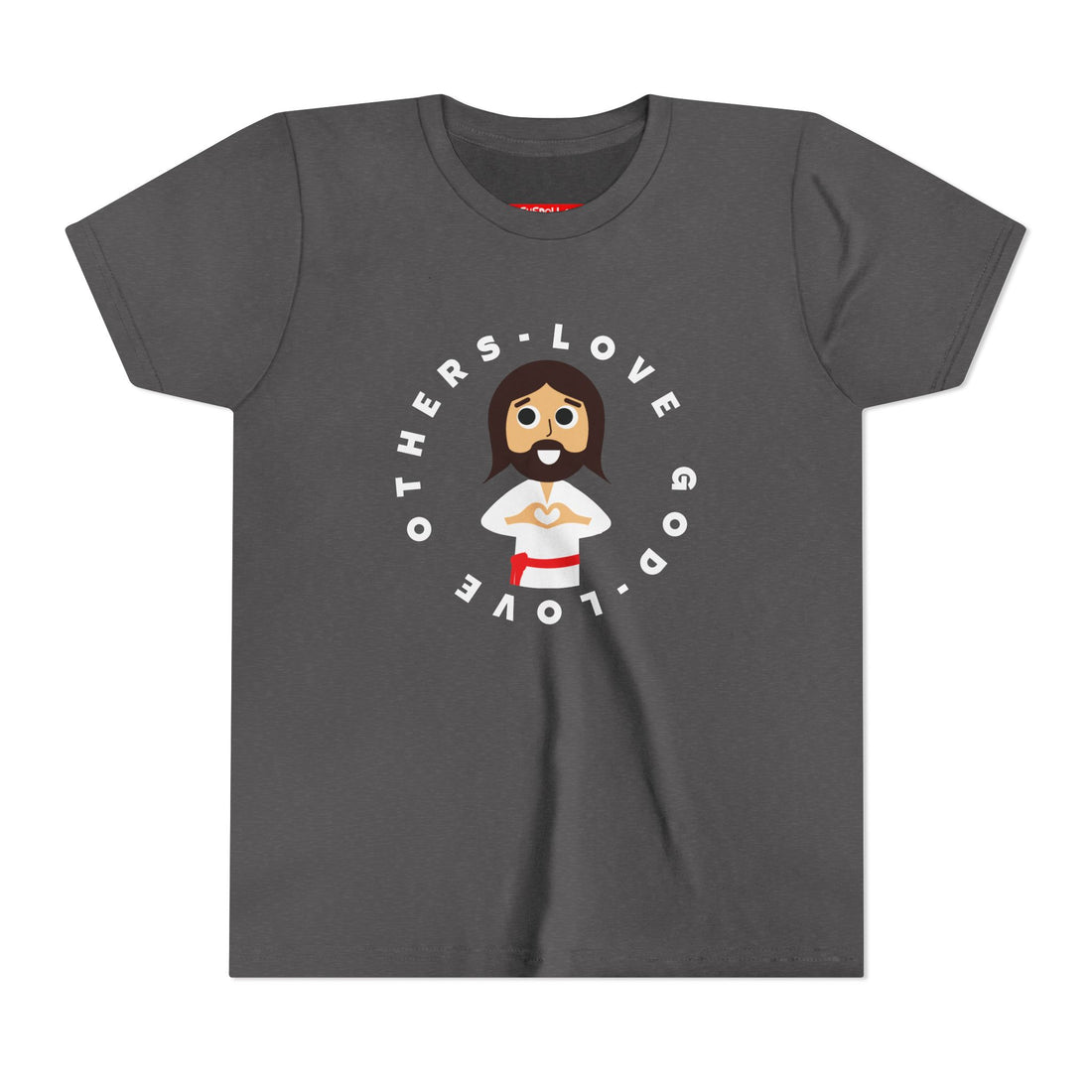 "Love God Love Others" Jesus Heart Shirt -  Youth T-Shirt - Sizes Youth S-XL