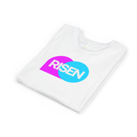 "Risen" Easter T Shirt - Youth Short Sleeve - Unisex Sizes YS-YXL