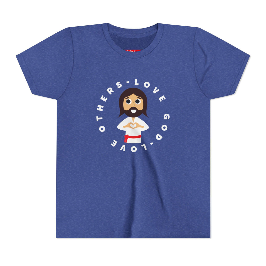 "Love God Love Others" Jesus Heart Shirt -  Youth T-Shirt - Sizes Youth S-XL