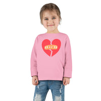 "Forgive" Heals Broken Hearts - Long Sleeve - Toddler T-Shirt -  Sizes 2T-5T