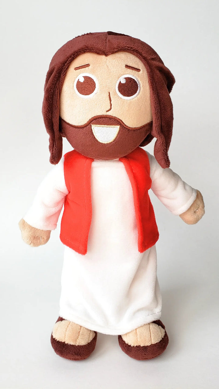 The Talking Jesus Doll - The Plush Jesus Doll that speaks 10 Bible Verses.  A Christian gift idea for Easter, Baptisms, Birthdays and Christmas.