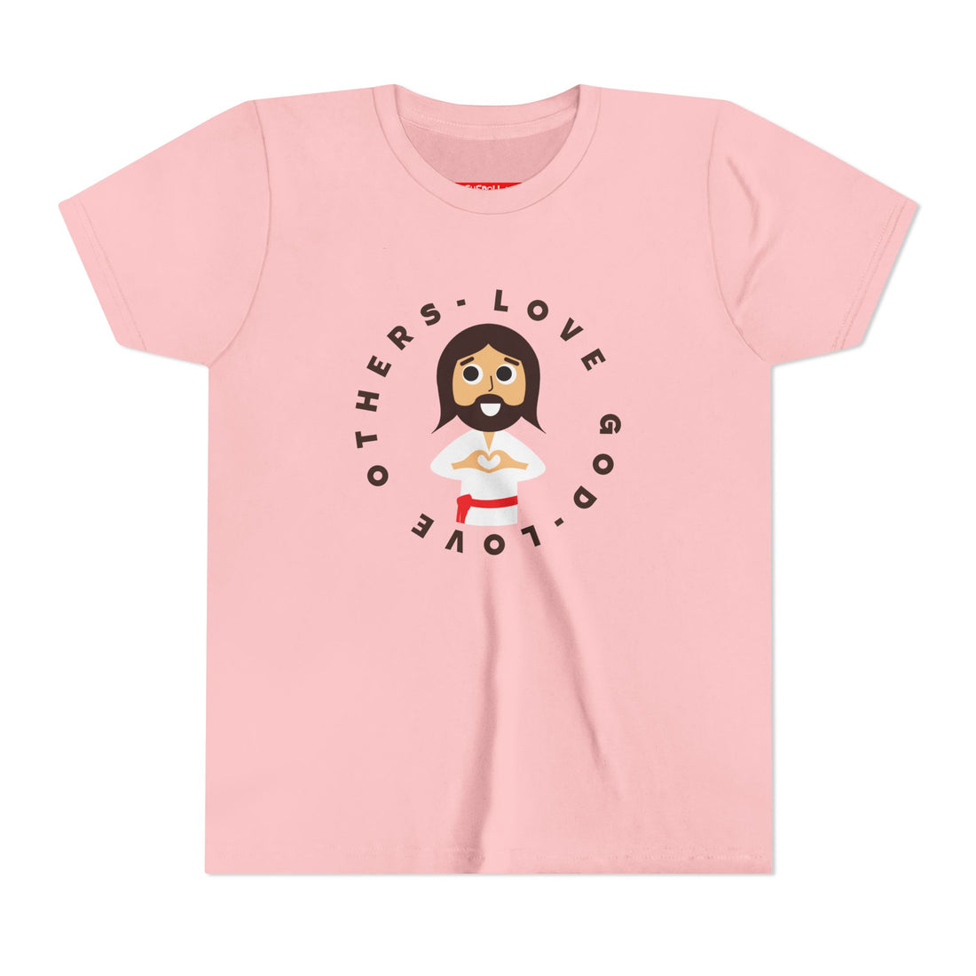 "Love God Love Others" Jesus Heart Shirt -  Youth T-Shirt - Sizes Youth S-XL