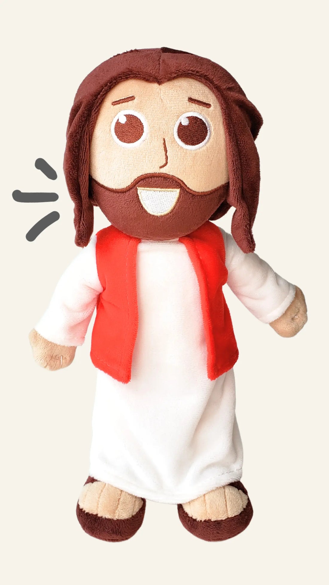 The Talking Jesus Doll - When you squeeze this plush Jesus&