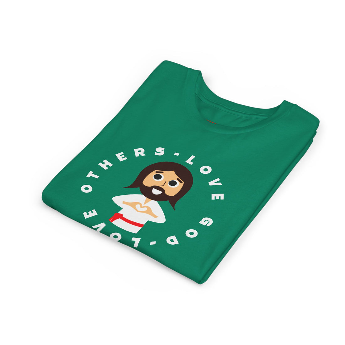 "Love God Love Others" Jesus Heart Shirt -  Youth T-Shirt - Sizes Youth S-XL