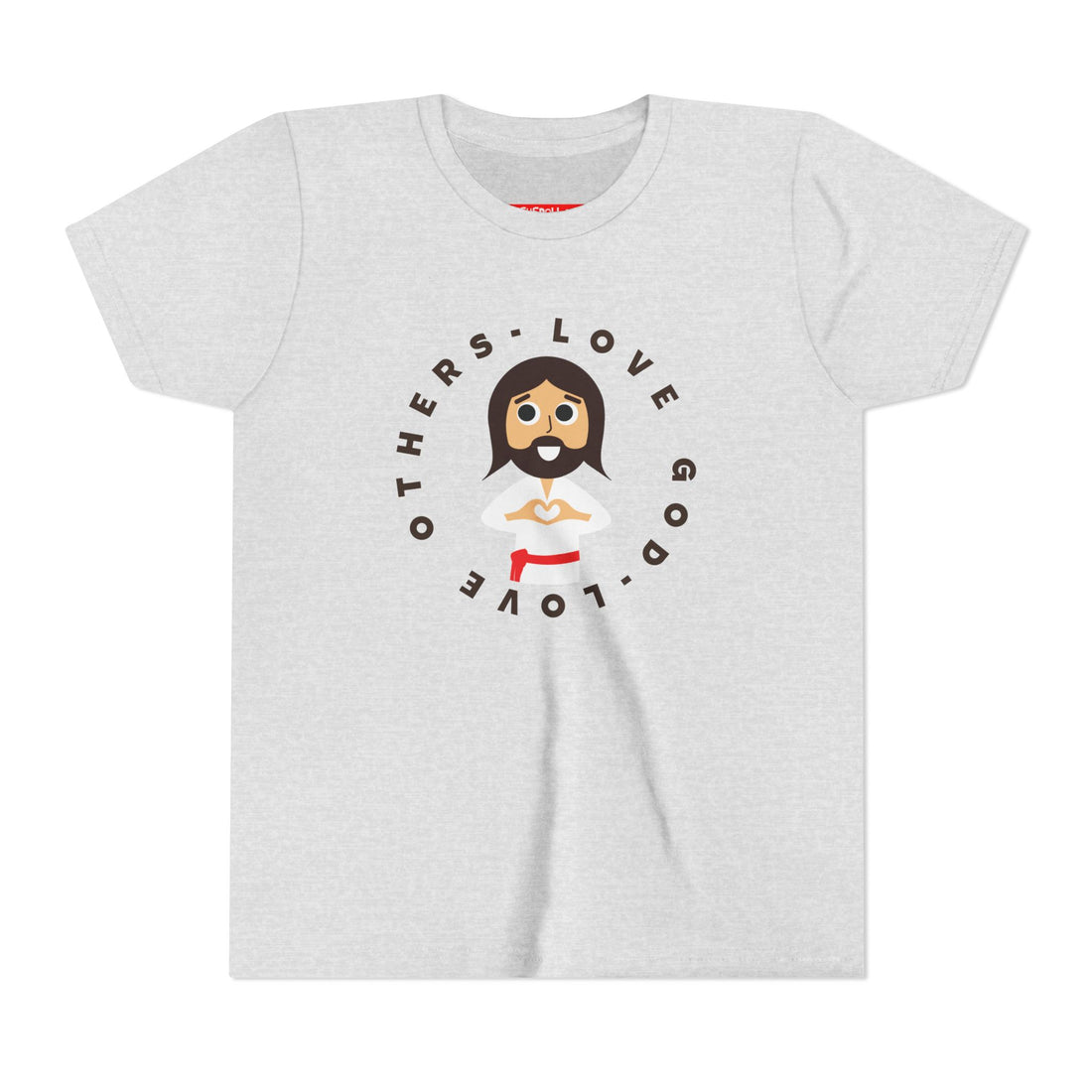 "Love God Love Others" Jesus Heart Shirt -  Youth T-Shirt - Sizes Youth S-XL