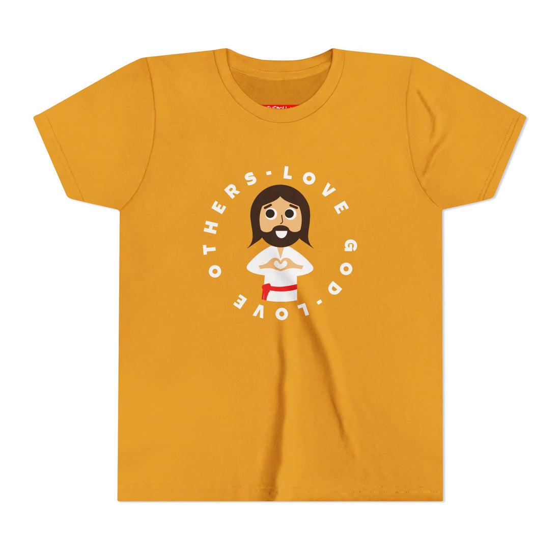 "Love God Love Others" Jesus Heart Shirt -  Youth T-Shirt - Sizes Youth S-XL