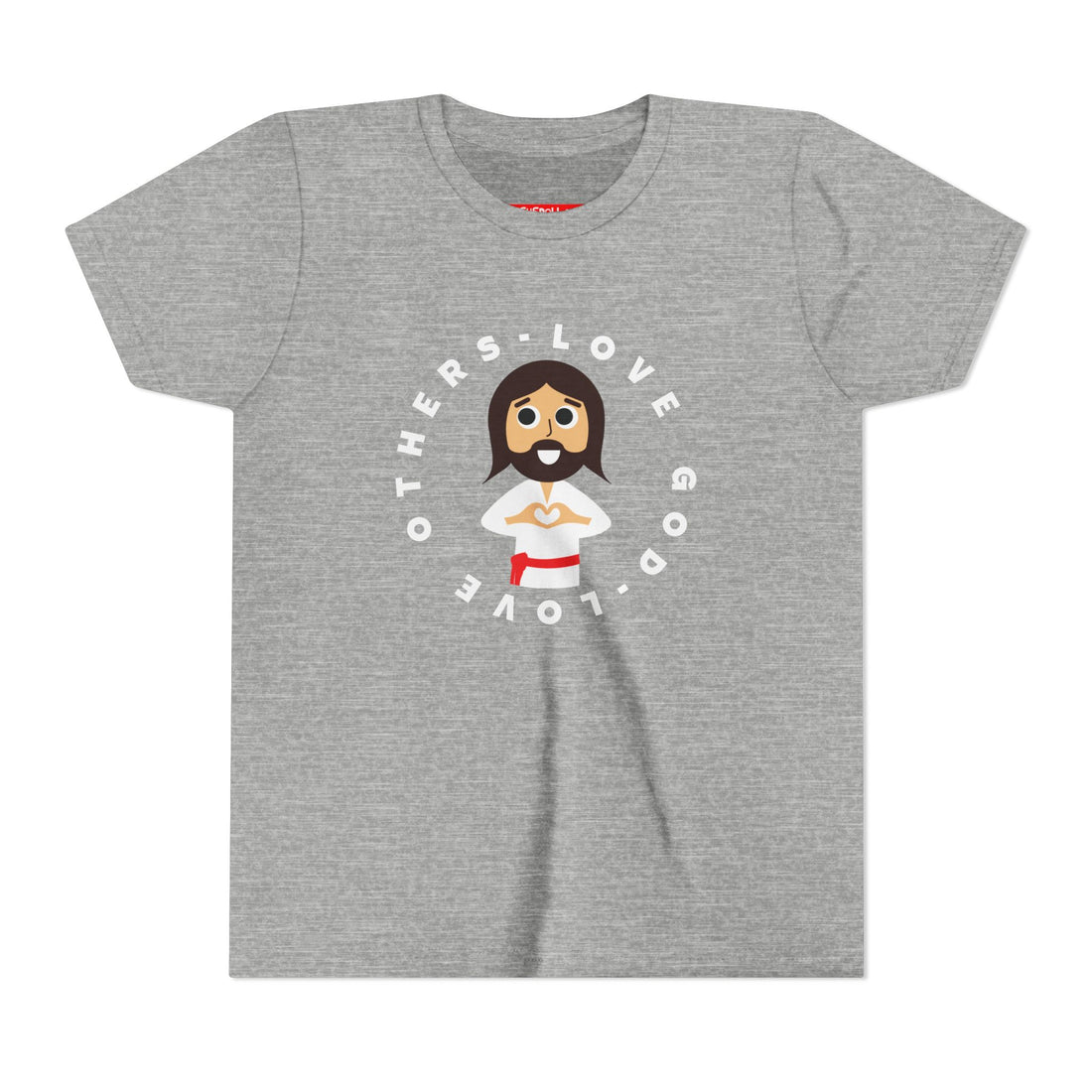 "Love God Love Others" Jesus Heart Shirt -  Youth T-Shirt - Sizes Youth S-XL