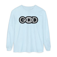 'God is Good' Stylized Text - Unisex Adult Long Sleeve Tee Shirt - Sizes S-3XL