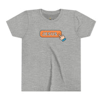 "Choose Jesus" Christian T Shirt - Youth Short Sleeve - Unisex Sizes YS-YXL