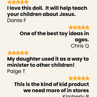 The Talking Jesus Doll - The Plush Jesus Doll that speaks 10 Bible Verses.