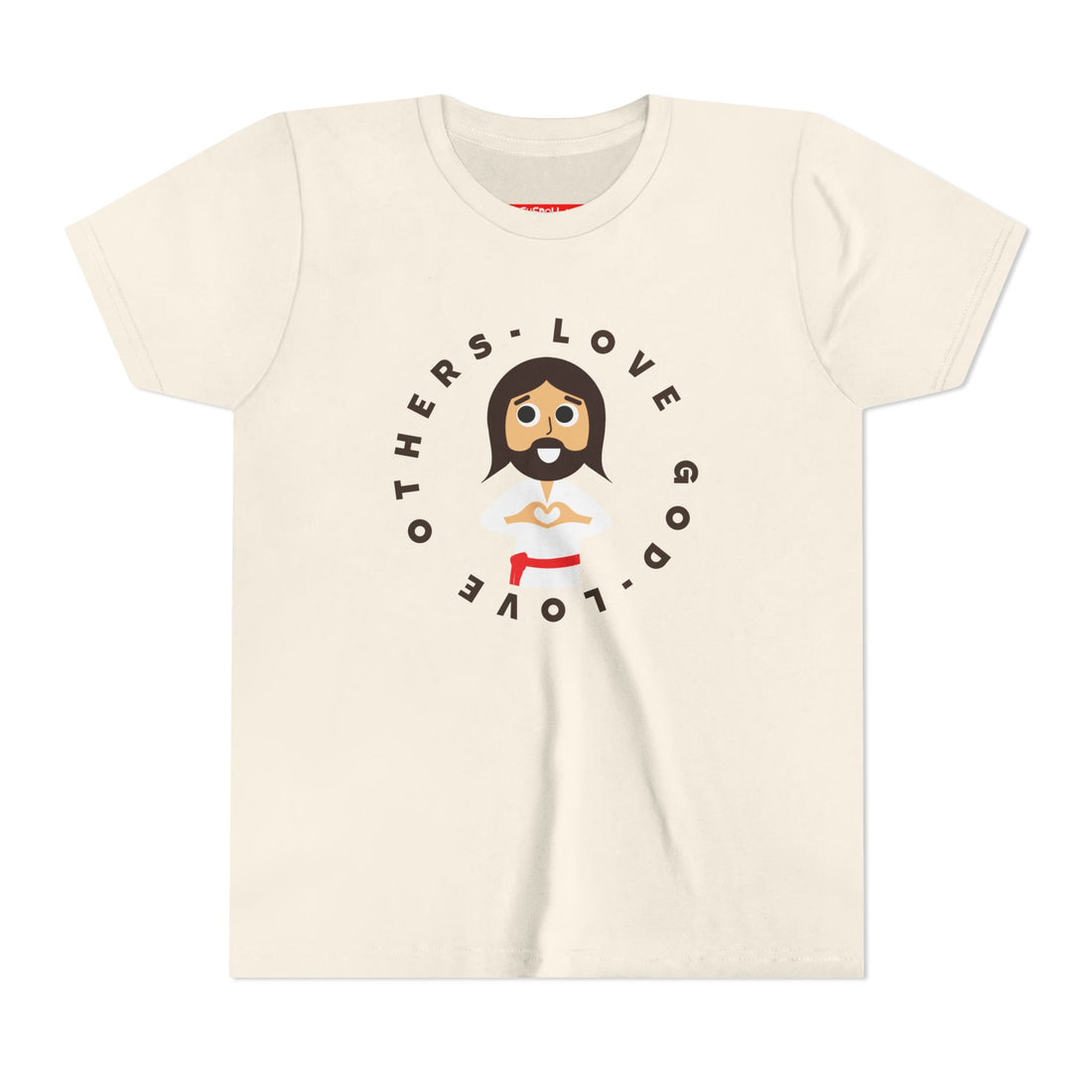"Love God Love Others" Jesus Heart Shirt -  Youth T-Shirt - Sizes Youth S-XL