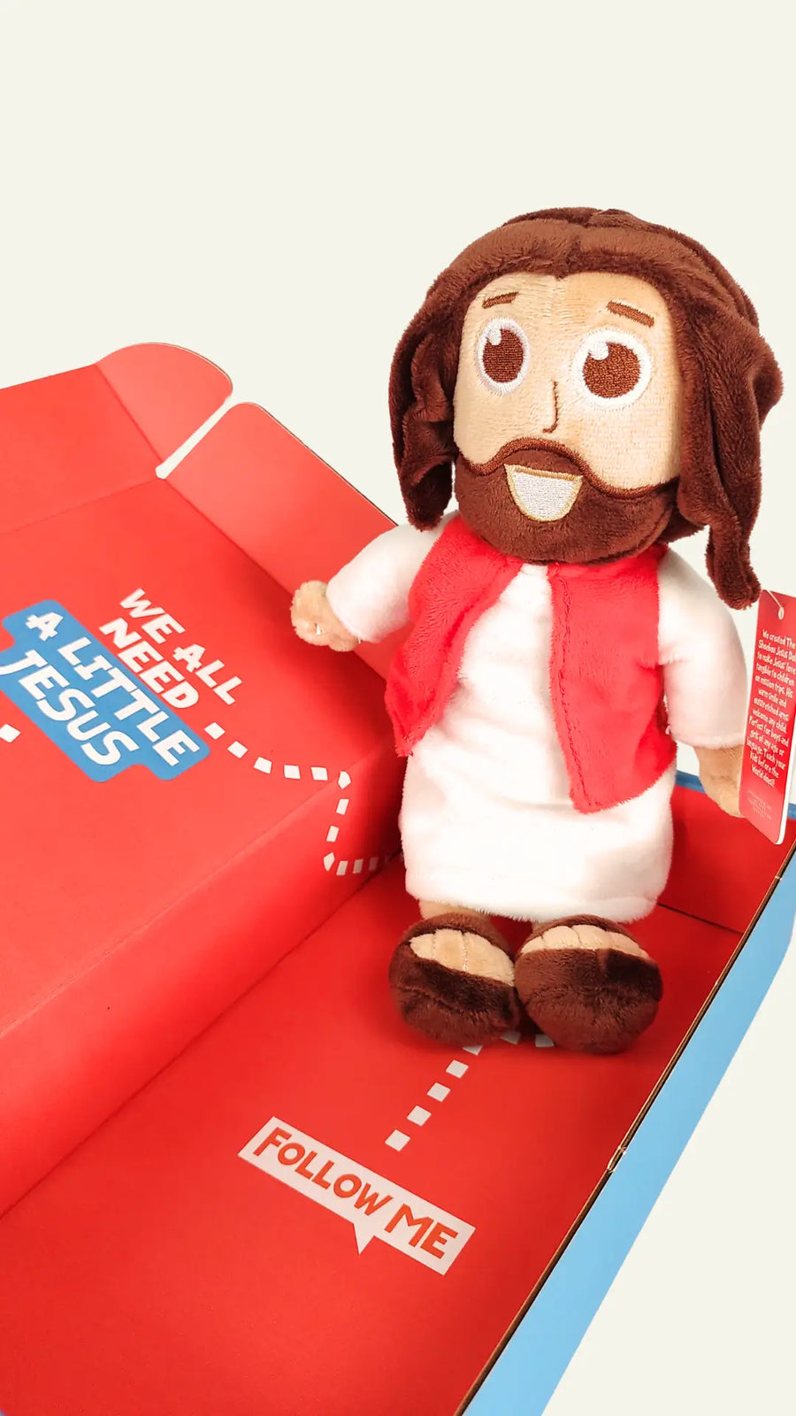 JesusGram - The Christian Gift Box - Inside, you will find a 9" plush Jesus doll.