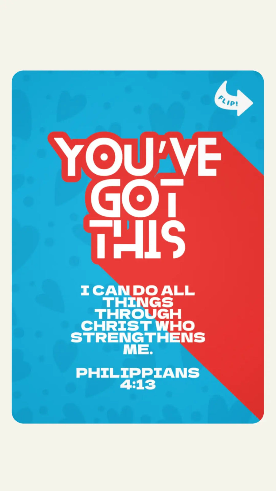 JesusGram - The Christian Gift Box -  BibleCard : You've got this > Philippians 4:13