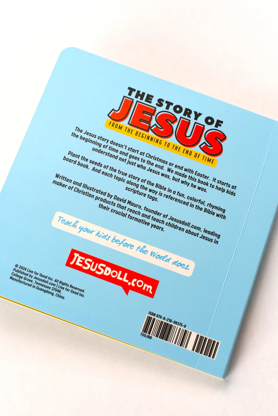 The Story of Jesus Book - Front Cover.