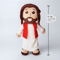 The Talking Jesus Doll - The adorable 12"  plush Jesus toy that speaks 10 of Jesus most important lessons from the Bible.   From Jesusdoll.com