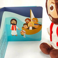 The Story of Jesus book pairs perfectly with The Talking Jesus Doll.  