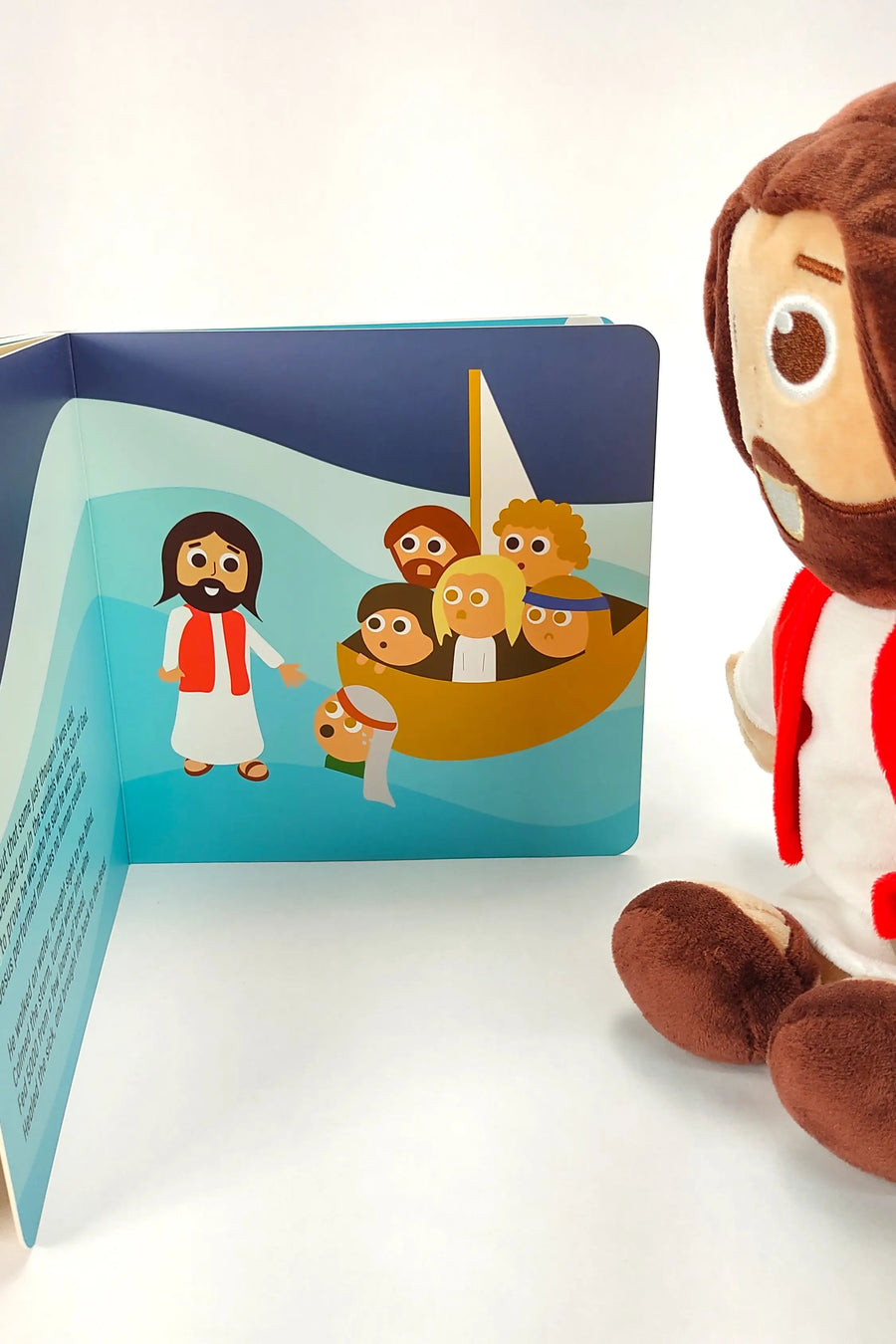 The Story of Jesus book pairs perfectly with The Talking Jesus Doll.  