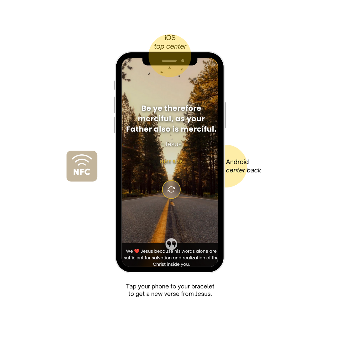 JesusSaid Bracelet - Pink